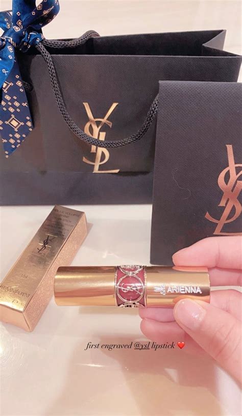 ysl makeup name engraved|personalized YSL icons.